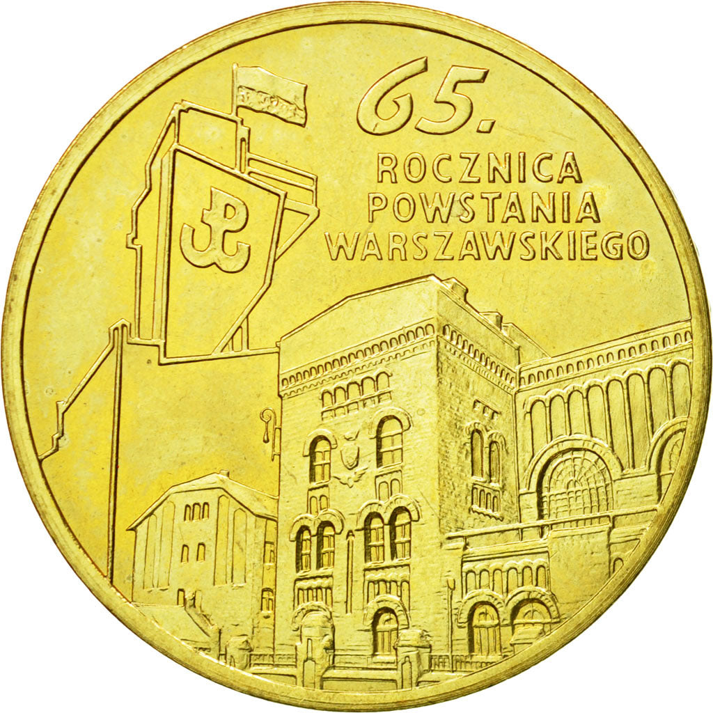 Coin, Poland, 2 Zlote, 2009, Warsaw, MS(64), Brass, KM:687