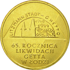 Coin, Poland, 2 Zlote, 2009, Warsaw, MS(64), Brass, KM:692