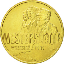 Coin, Poland, 2 Zlote, 2009, Warsaw, MS(63), Brass, KM:694