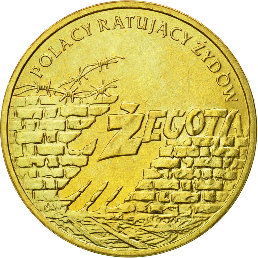 Coin, Poland, 2 Zlote, 2009, Warsaw, MS(64), Brass, KM:703