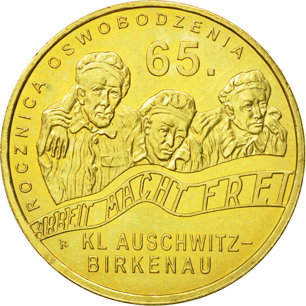 Coin, Poland, 2 Zlote, 2010, Warsaw, MS(63), Brass, KM:712