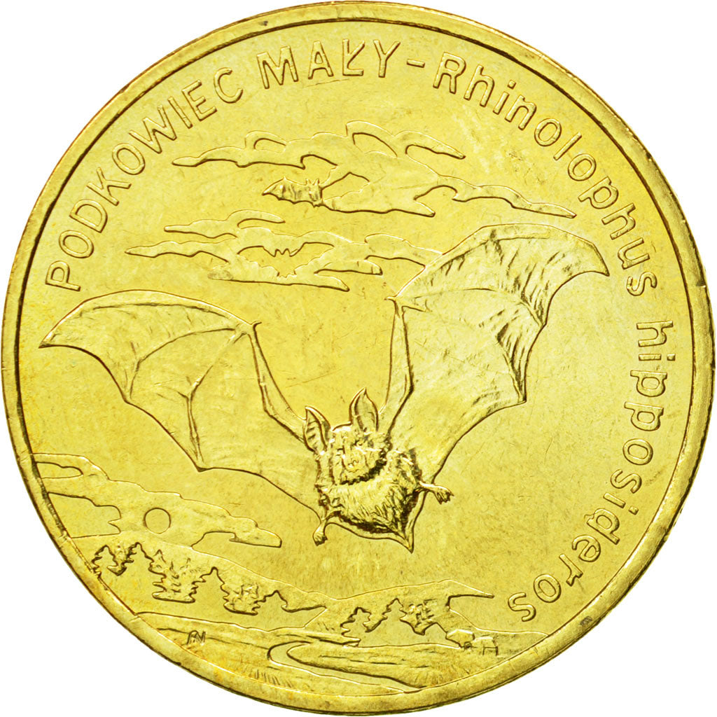 Coin, Poland, 2 Zlote, 2010, Warsaw, MS(63), Brass, KM:723