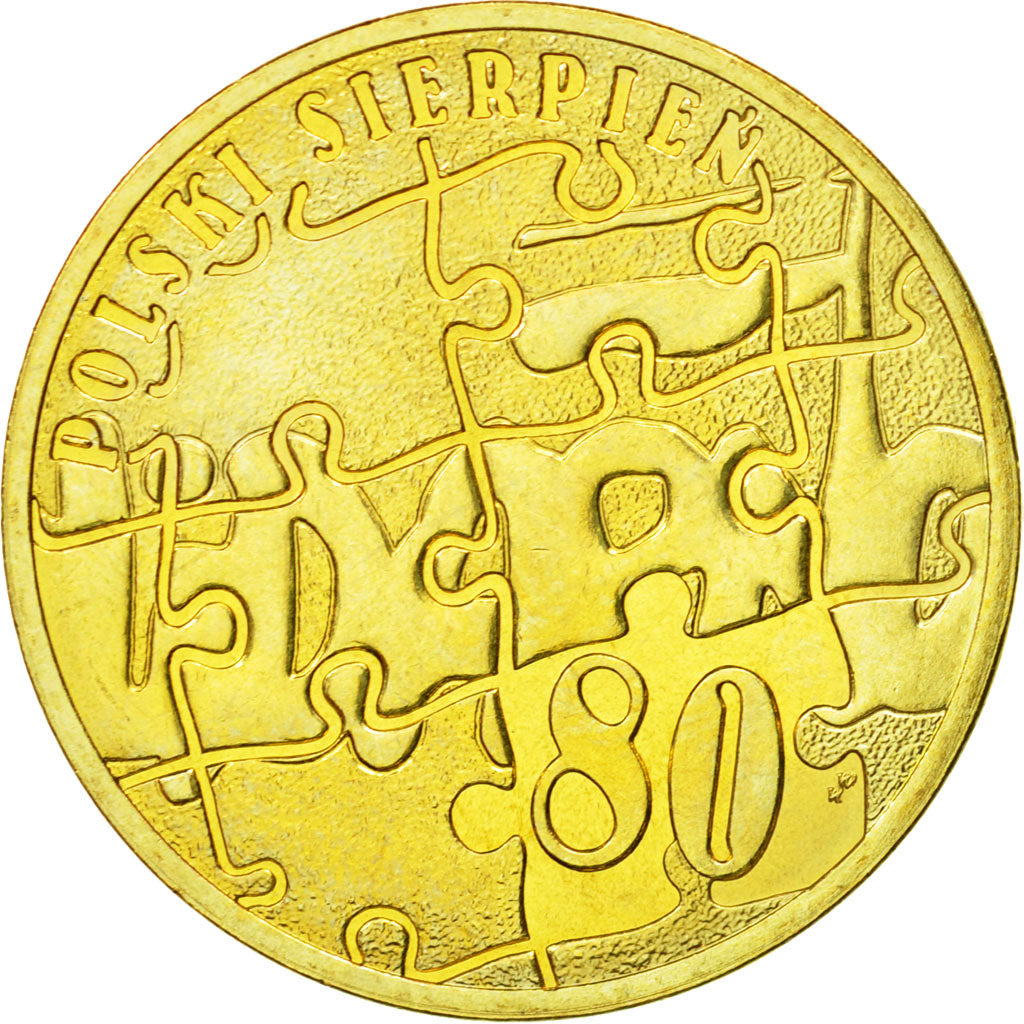 Coin, Poland, 2 Zlote, 2010, Warsaw, MS(63), Brass, KM:737