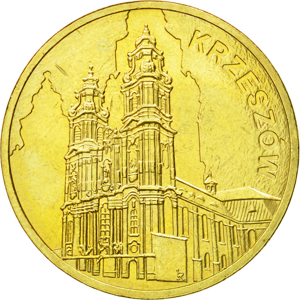 Coin, Poland, 2 Zlote, 2010, Warsaw, MS(63), Brass, KM:744