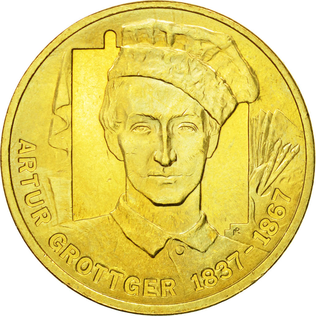 Coin, Poland, 2 Zlote, 2010, Warsaw, MS(63), Brass, KM:746