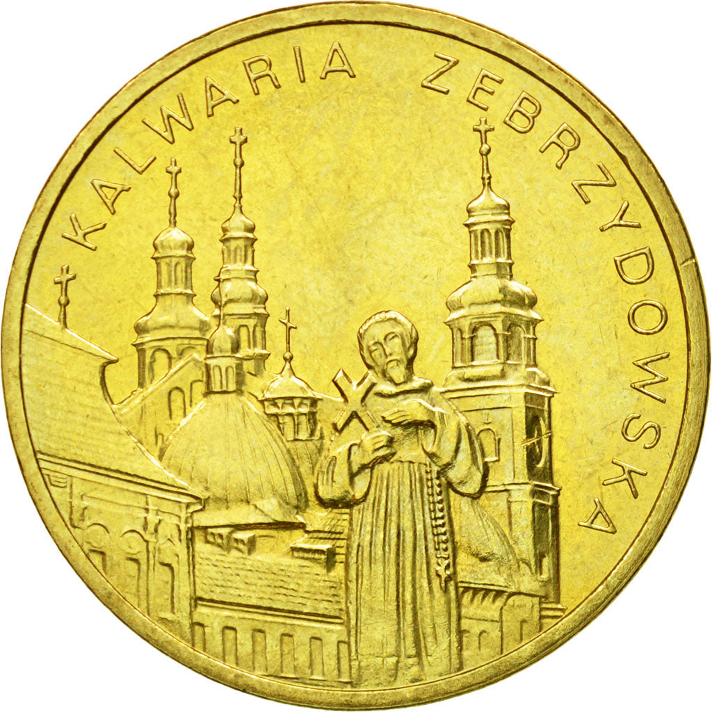 Coin, Poland, 2 Zlote, 2010, Warsaw, MS(63), Brass, KM:749