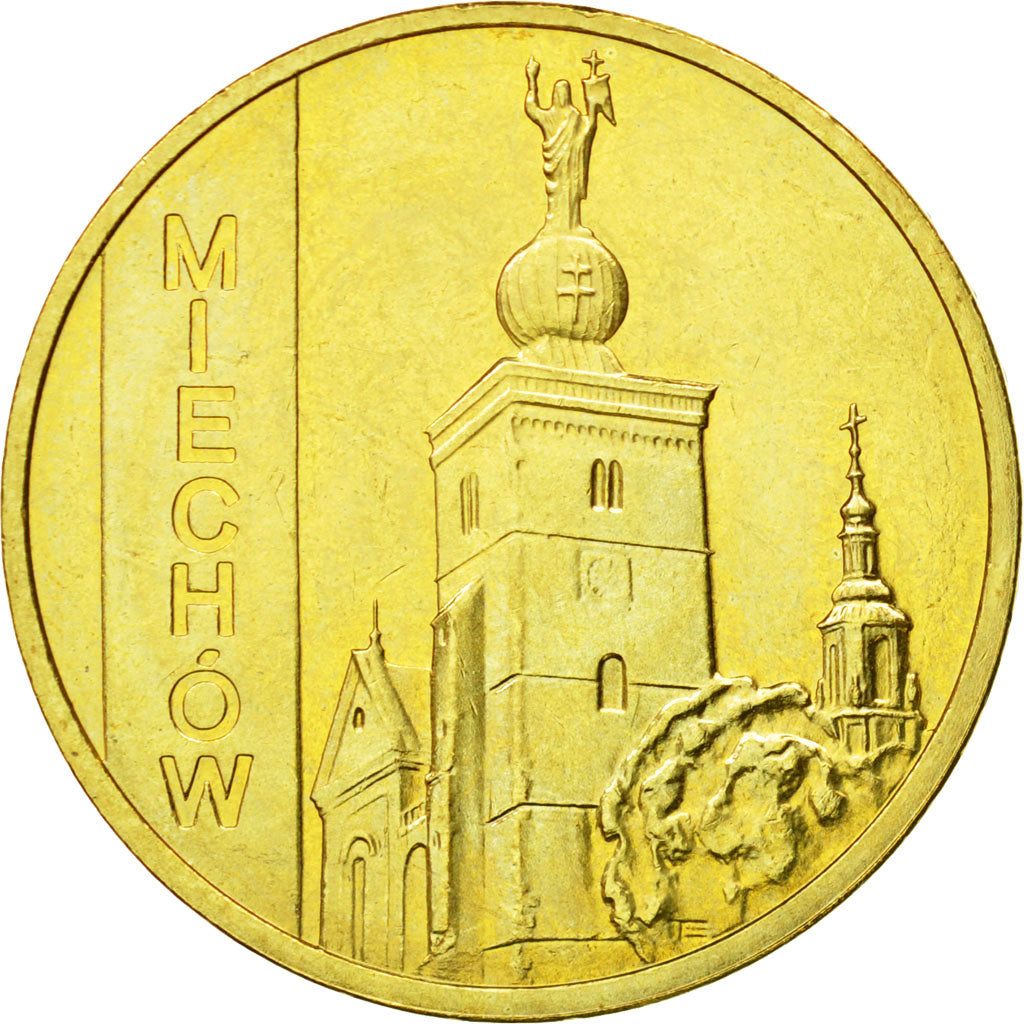 Coin, Poland, 2 Zlote, 2010, Warsaw, MS(63), Brass, KM:760