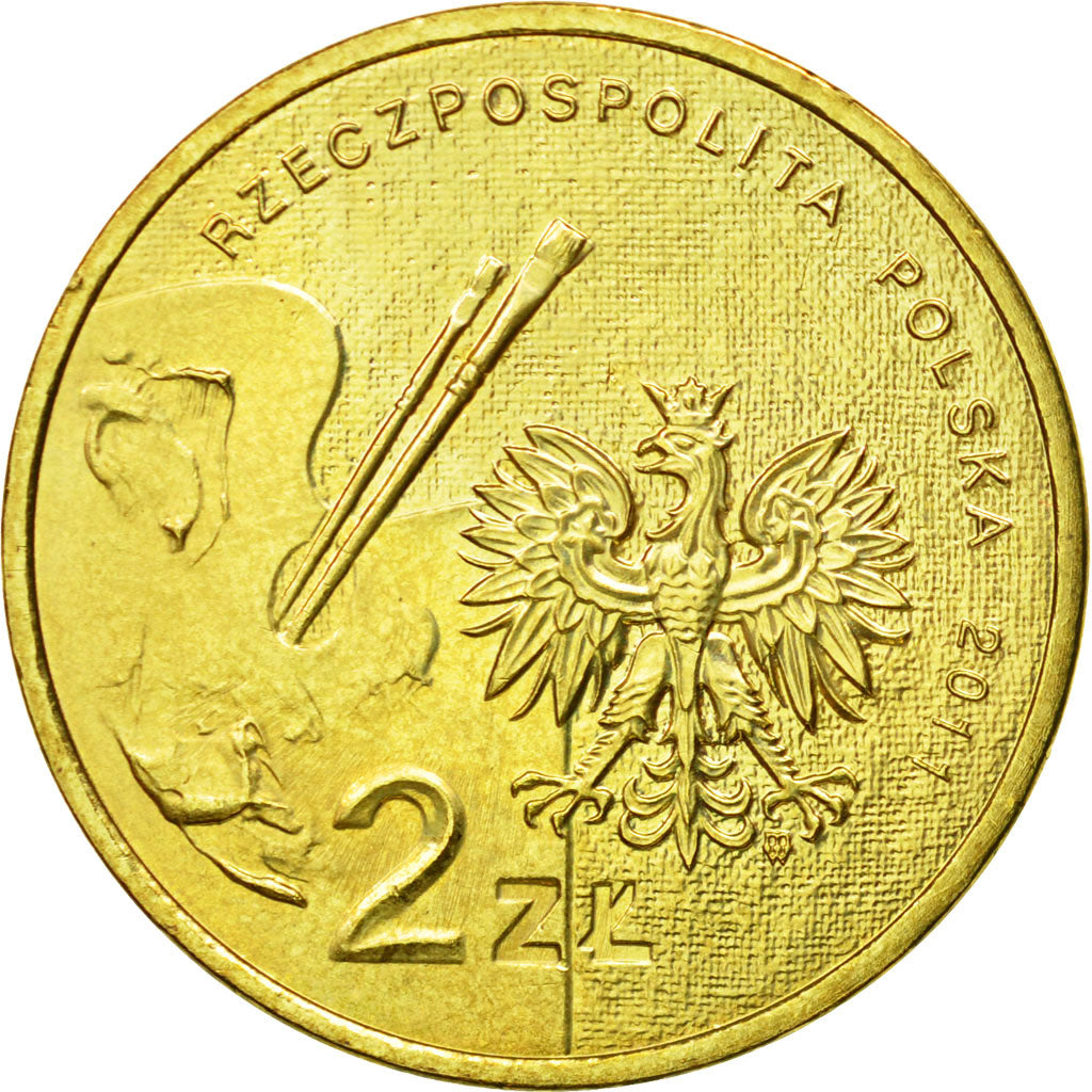 Coin, Poland, 2 Zlote, 2011, Warsaw, MS(63), Brass, KM:764