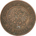 RUSSIA, 2 Kopeks, 1873, Saint-Petersburg, KM #10.1, VF(20-25), Copper, 24, 6.23