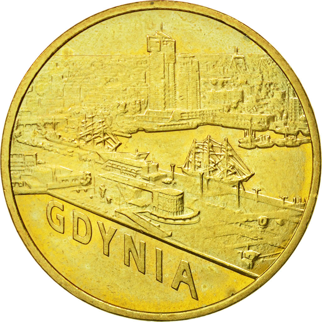 Coin, Poland, 2 Zlote, 2011, Warsaw, MS(63), Brass, KM:783