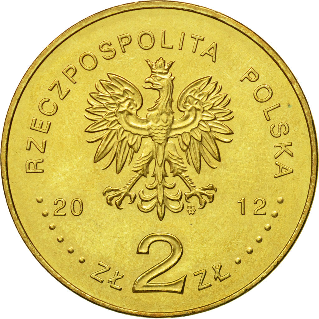 Monnaie, Pologne, 2 Zlote, 2012, Warsaw, SPL, Laiton, KM:820
