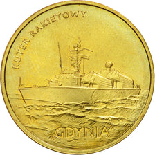 Coin, Poland, 2 Zlotych, 2013, Warsaw, MS(63), Brass, KM:848