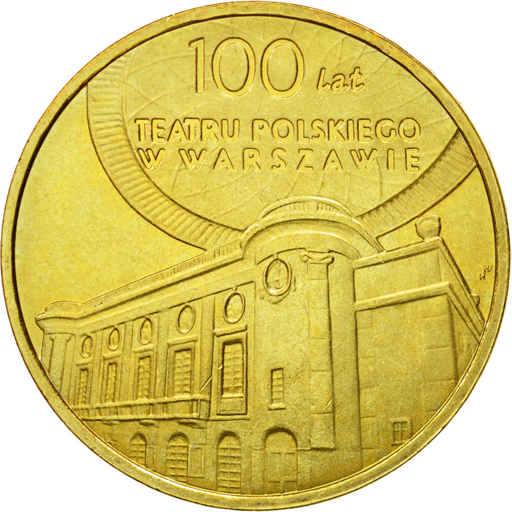 Coin, Poland, 2 Zlotych, 2013, Warsaw, MS(63), Brass, KM:854