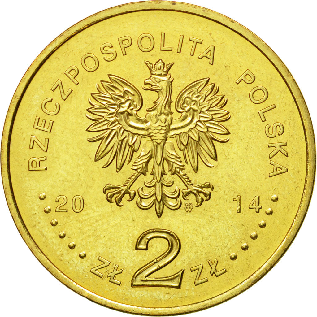Münze, Polen, 2 Zlote, 2014, Warsaw, UNZ, Cupro-Aluminium, KM:901