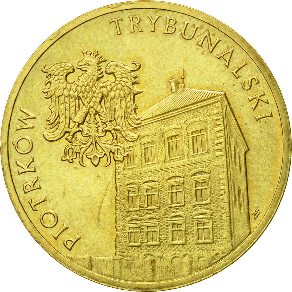 Coin, Poland, 2 Zlote, 2008, Warsaw, MS(63), Brass, KM:628