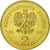 Moneda, Polonia, 2 Zlote, 2008, Warsaw, SC, Latón, KM:629