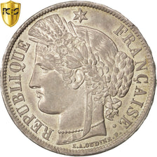 Moneta, Francja, Cérès, 5 Francs, 1870, Bordeaux, PCGS, AU55, AU(55-58)