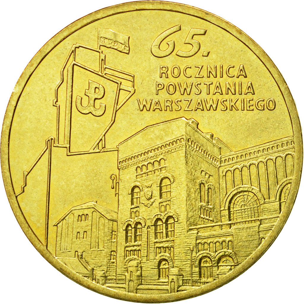 Coin, Poland, 2 Zlote, 2009, Warsaw, MS(63), Brass, KM:687