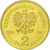 Coin, Poland, 2 Zlote, 2009, Warsaw, MS(63), Brass, KM:692