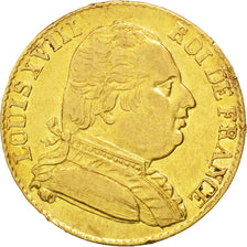 FRANCE, 20 Francs, 1815, London, KM #1, EF(40-45), Gold, Gadoury #1027, 6.37