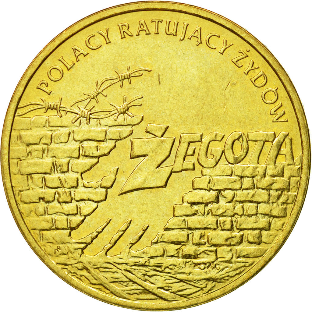 Coin, Poland, 2 Zlote, 2009, Warsaw, MS(63), Brass, KM:703