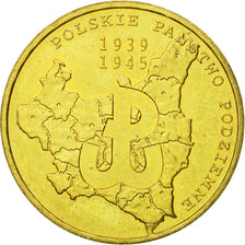 Coin, Poland, 2 Zlote, 2009, Warsaw, MS(63), Brass, KM:707