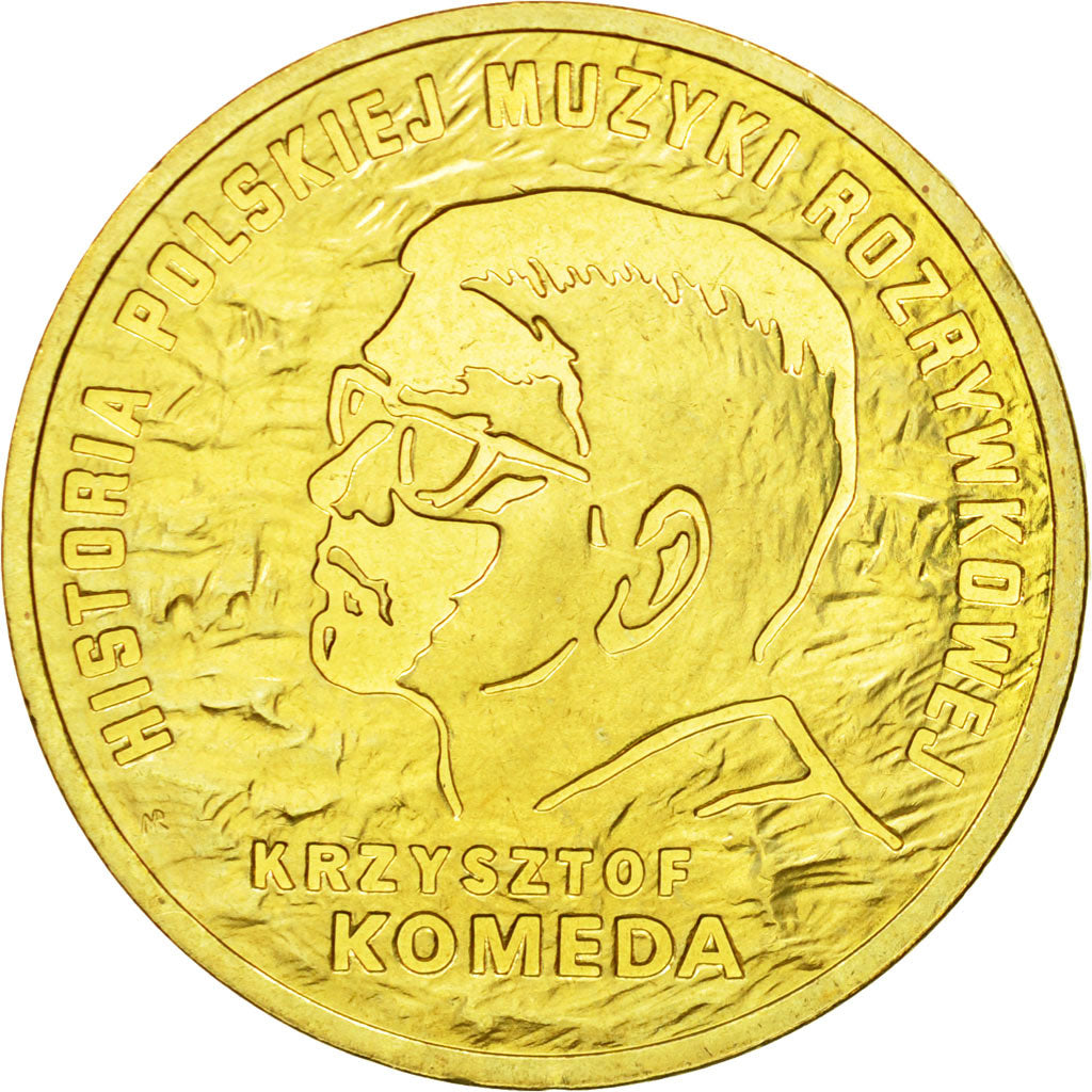 Coin, Poland, 2 Zlote, 2010, Warsaw, MS(63), Brass, KM:727