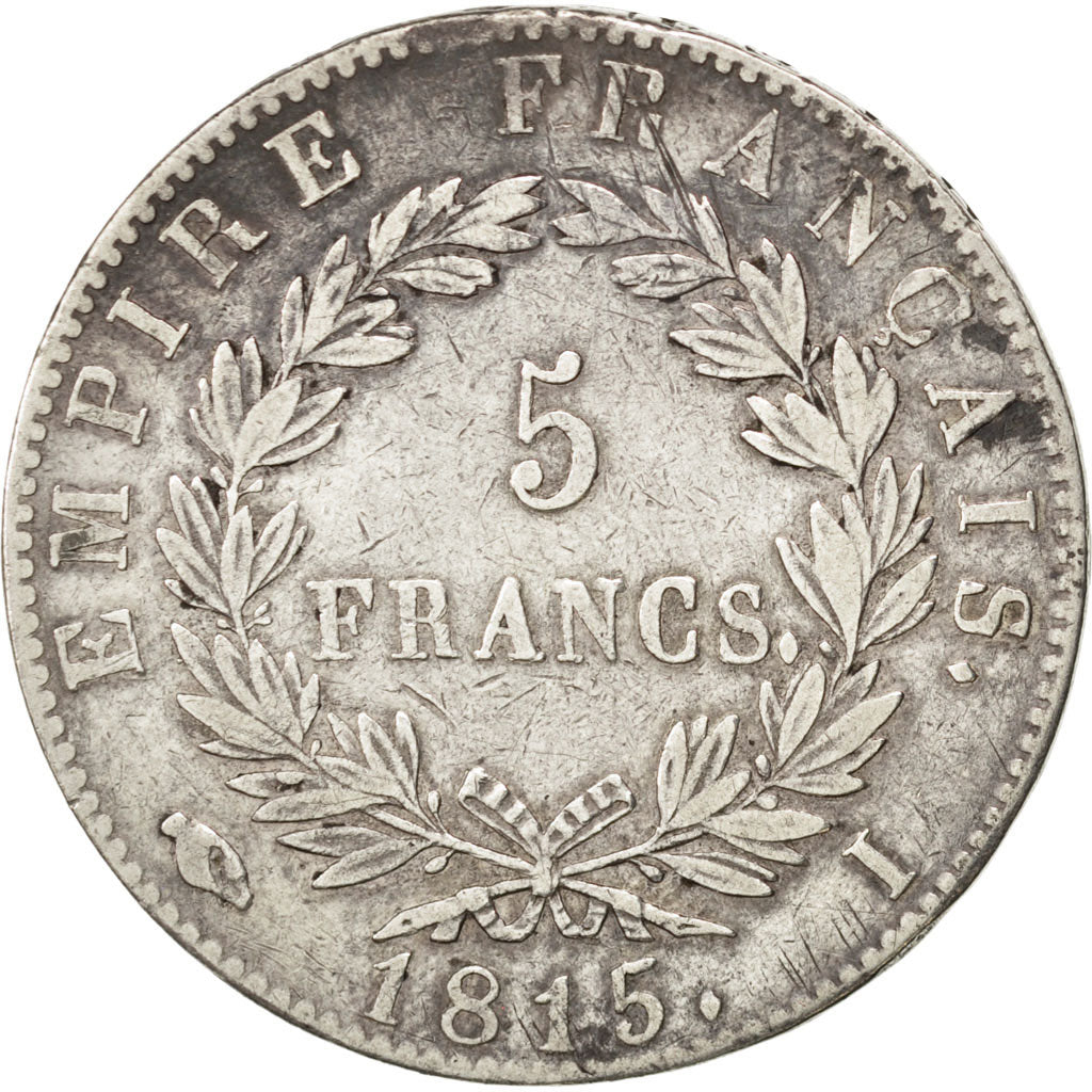 France, Cent-Jours, 5 Francs Napoléon Ier 1815 I (Limoges), KM 704.4