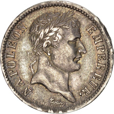 Coin, France, Napoléon I, Franc, 1808, Paris, MS(60-62), Silver, KM:682.1