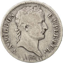 FRANCE, Napoléon I, Franc, 1808, Lille, KM #682.14, VF(30-35), Silver, Gadoury #