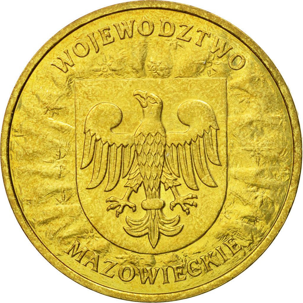 Coin, Poland, 2 Zlote, 2004, Warsaw, MS(63), Brass, KM:489
