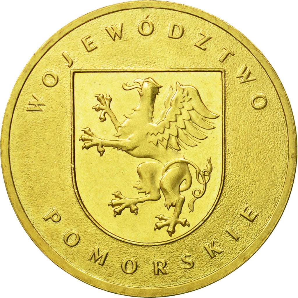 Coin, Poland, 2 Zlote, 2004, Warsaw, MS(63), Brass, KM:492