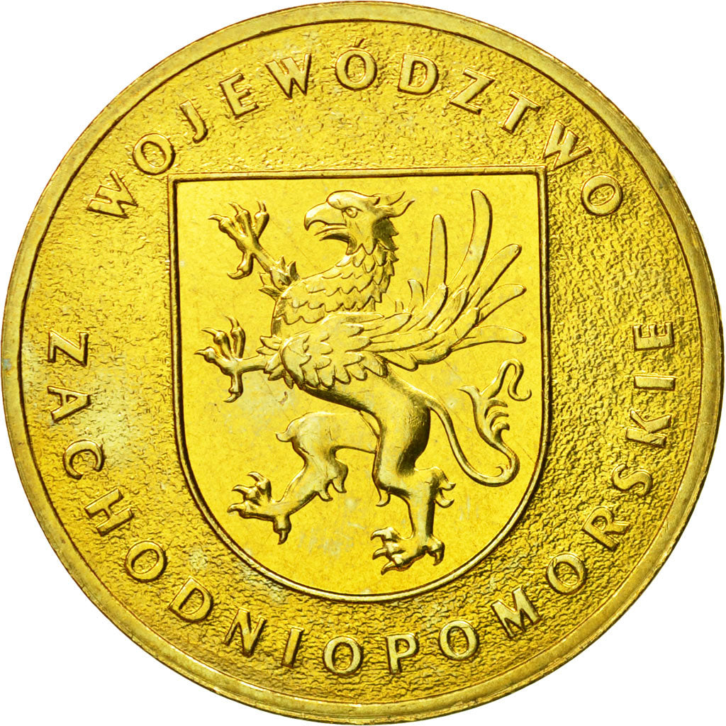 Coin, Poland, 2 Zlote, 2005, Warsaw, MS(63), Brass, KM:563