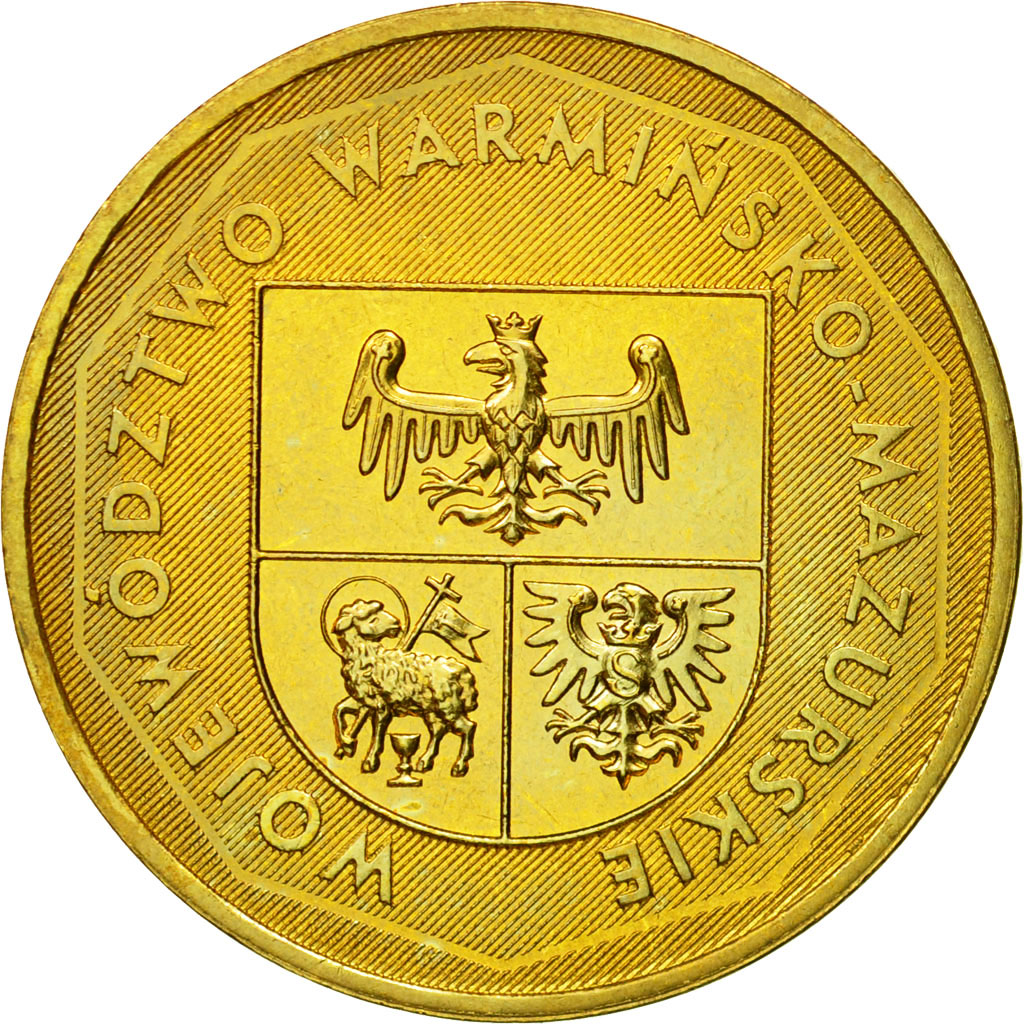 Coin, Poland, 2 Zlote, 2005, Warsaw, MS(63), Brass, KM:614