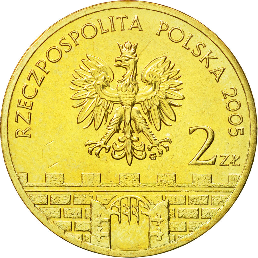 Monnaie, Pologne, 2 Zlote, 2005, Warsaw, SPL, Laiton, KM:753