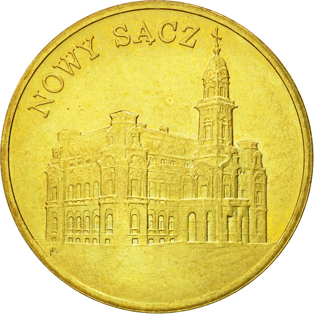 Coin, Poland, 2 Zlote, 2006, Warsaw, MS(63), Brass, KM:573