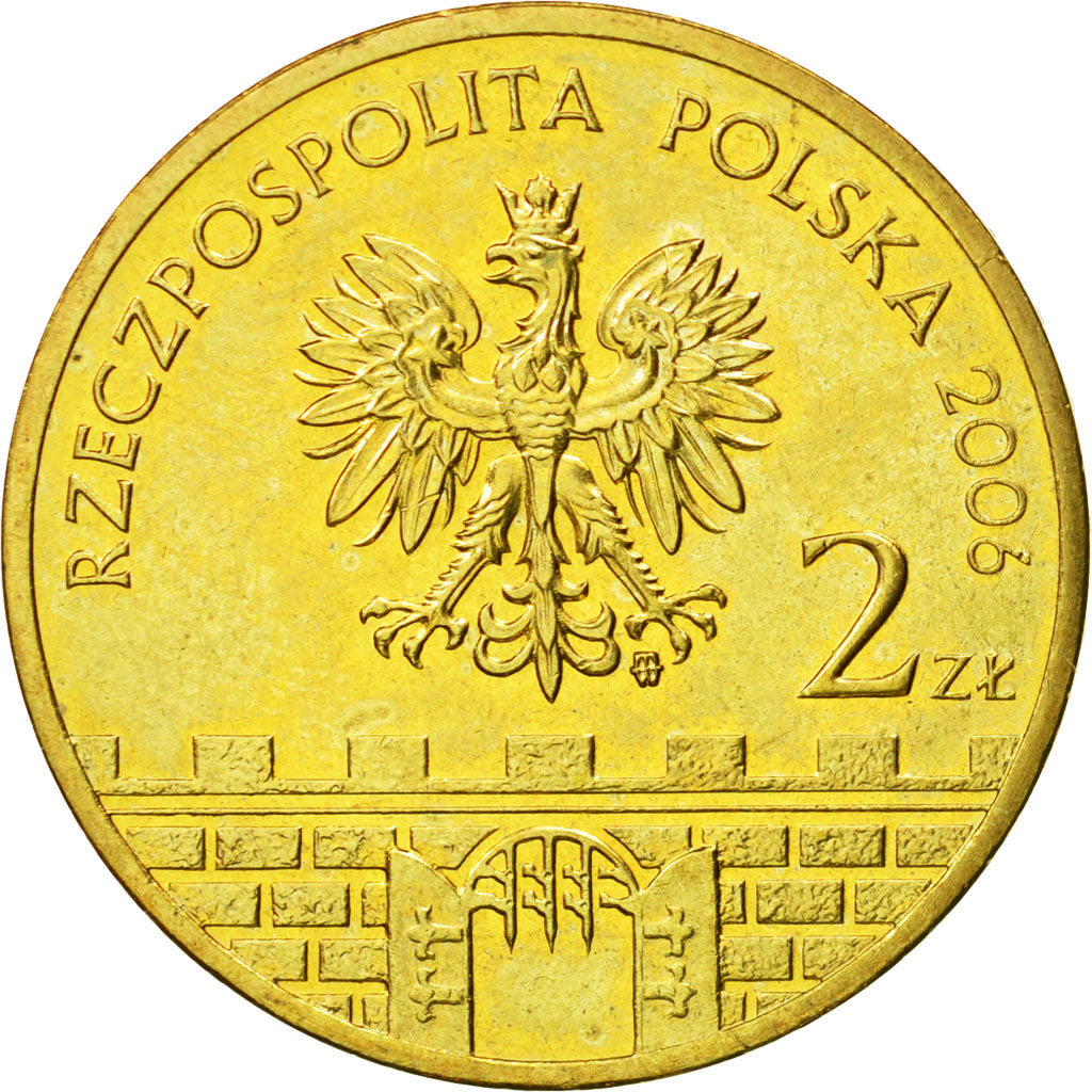 Coin, Poland, 2 Zlote, 2006, Warsaw, MS(63), Brass, KM:569