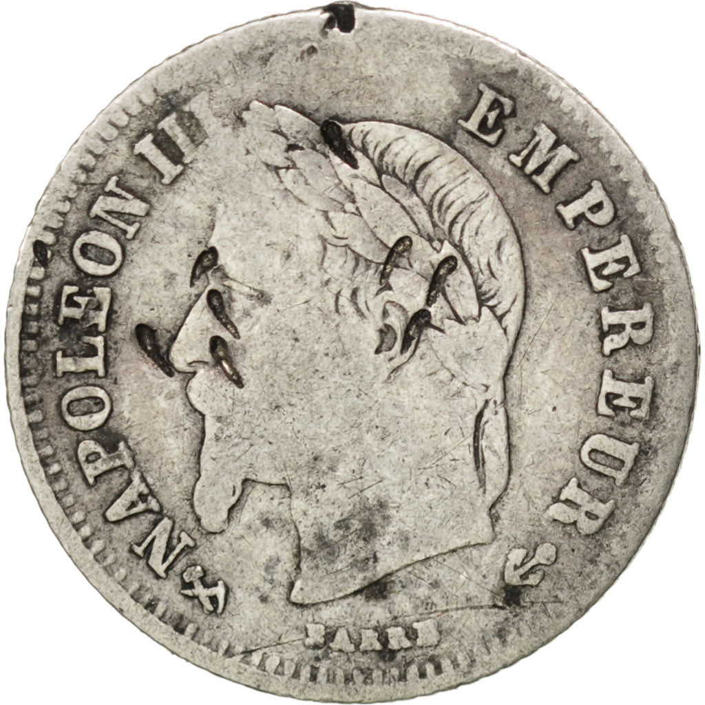 Coin, France, Napoleon III, Napoléon III, 20 Centimes, 1864, Bordeaux