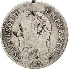 Coin, France, Napoleon III, Napoléon III, 20 Centimes, 1864, Bordeaux