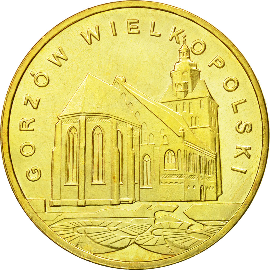 Coin, Poland, 2 Zlote, 2007, Warsaw, MS(63), Brass, KM:623