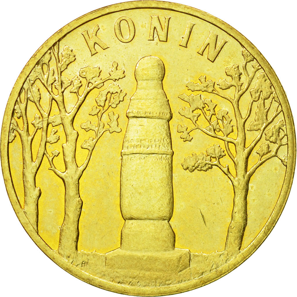 Coin, Poland, 2 Zlote, 2008, Warsaw, MS(63), Brass, KM:631