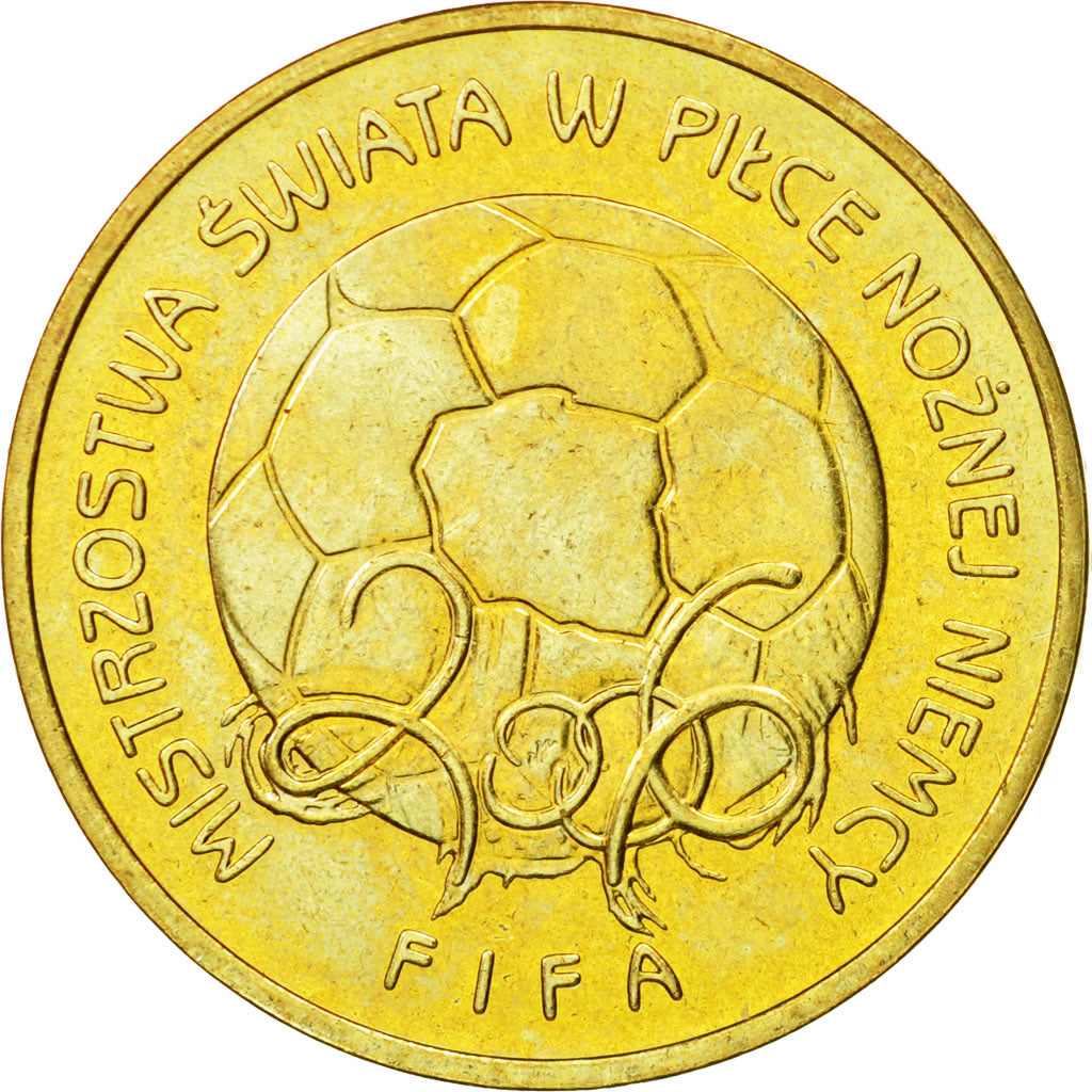 Coin, Poland, 2 Zlote, 2006, Warsaw, MS(63), Brass, KM:606