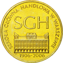 Coin, Poland, 2 Zlote, 2006, Warsaw, MS(63), Brass, KM:609