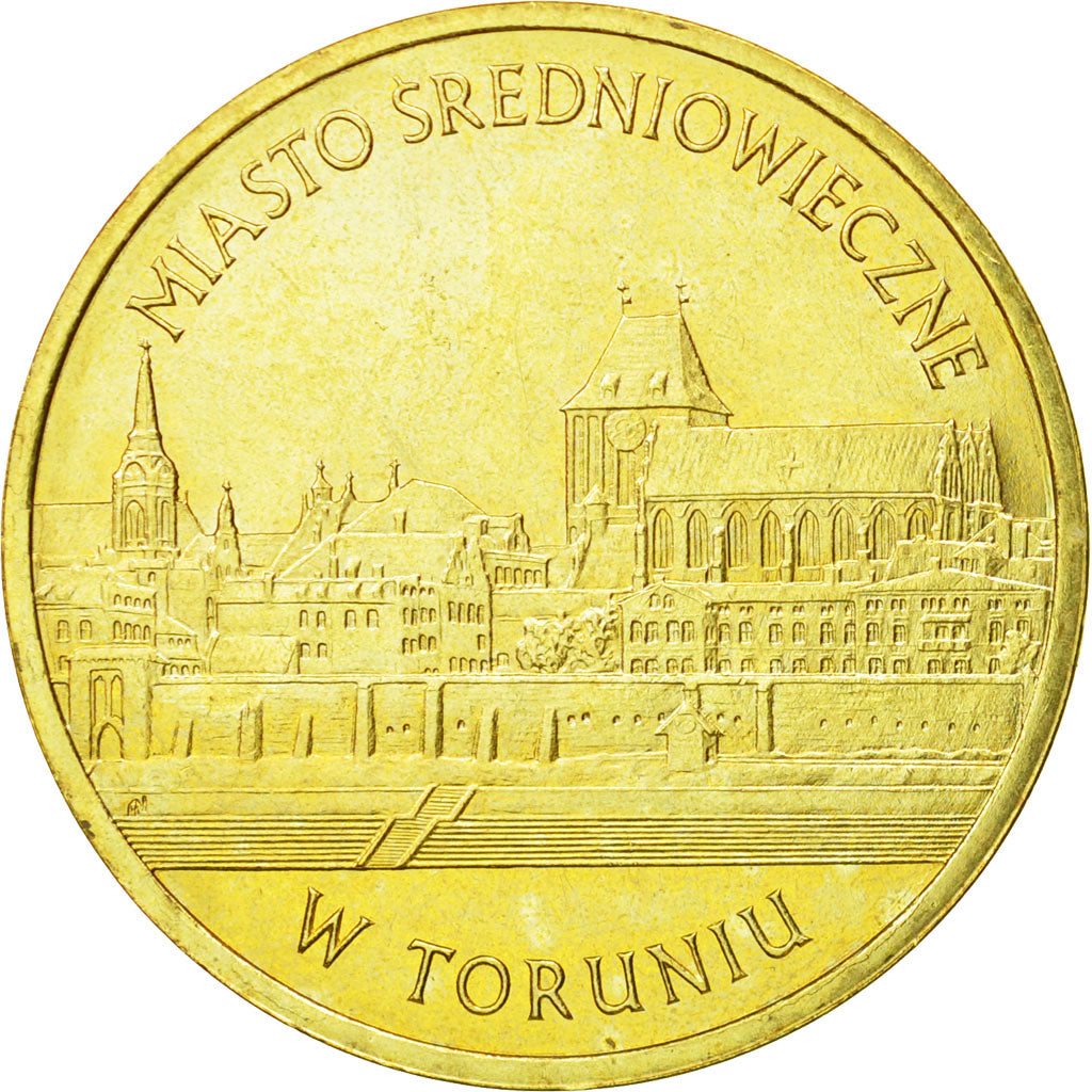 Coin, Poland, 2 Zlote, 2007, Warsaw, MS(63), Brass, KM:622
