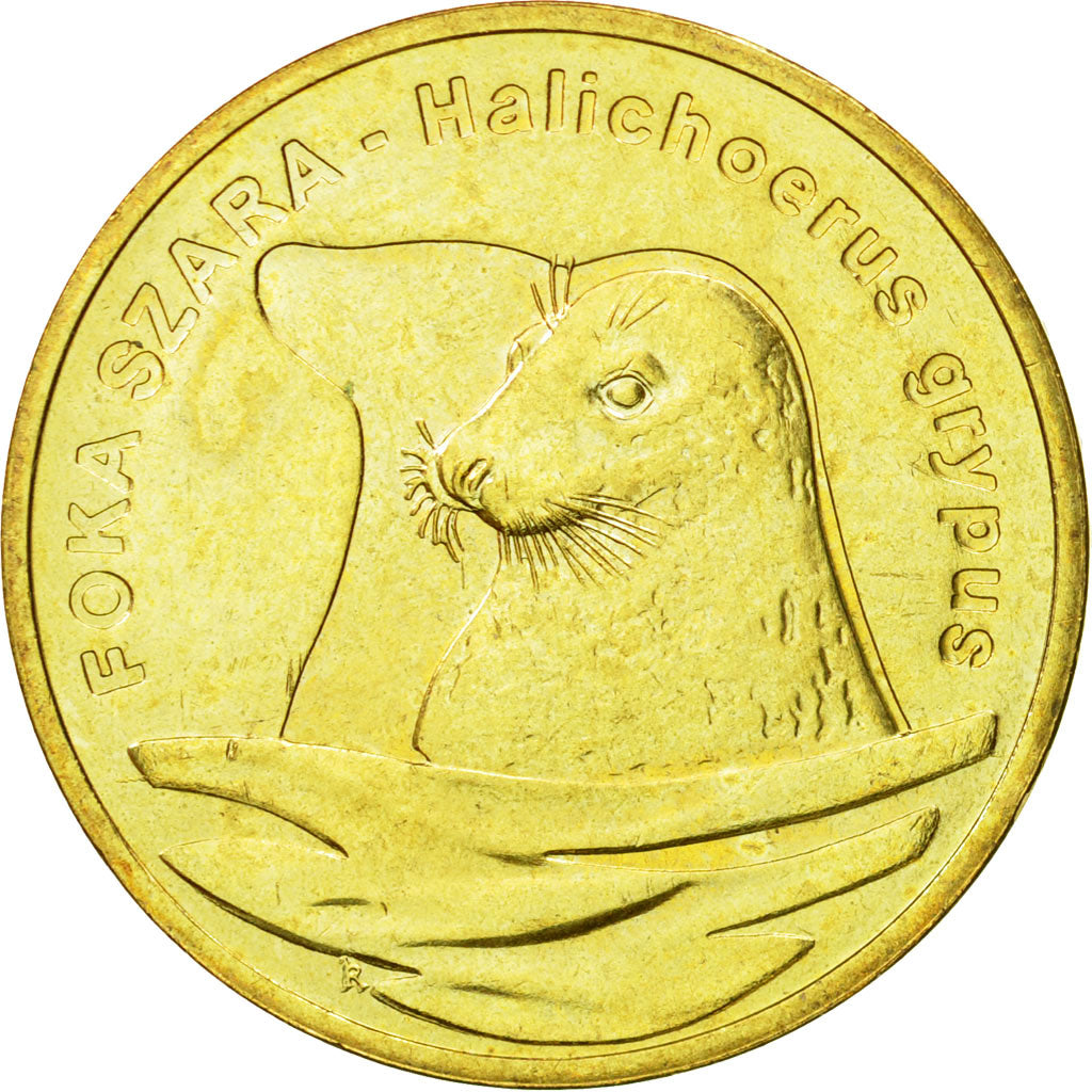 Coin, Poland, 2 Zlote, 2007, Warsaw, MS(63), Brass, KM:578