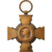 Francia, Croix du Combattant, medalla, Muy buen estado, Bronce dorado, 36