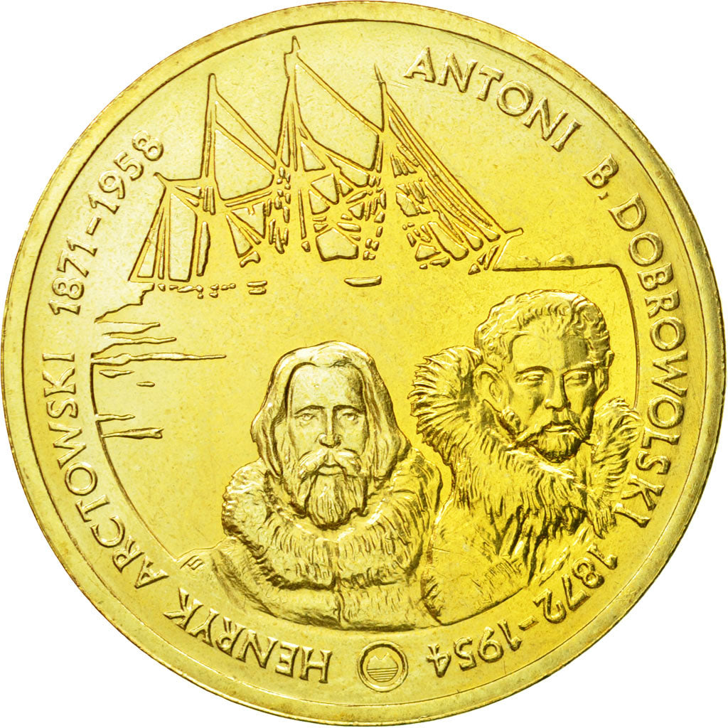 Coin, Poland, 2 Zlote, 2007, Warsaw, MS(63), Brass, KM:610