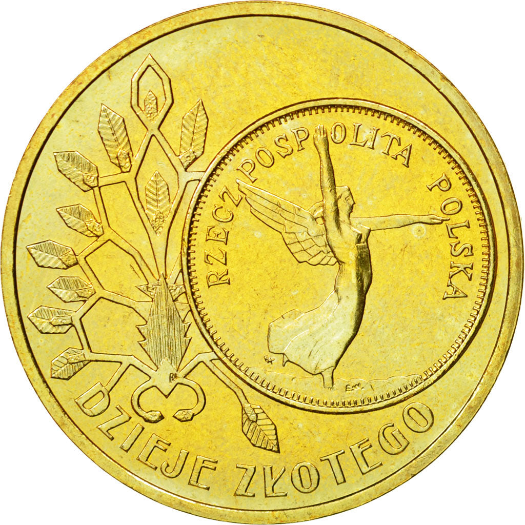 Coin, Poland, 2 Zlote, 2007, Warsaw, MS(63), Brass, KM:592