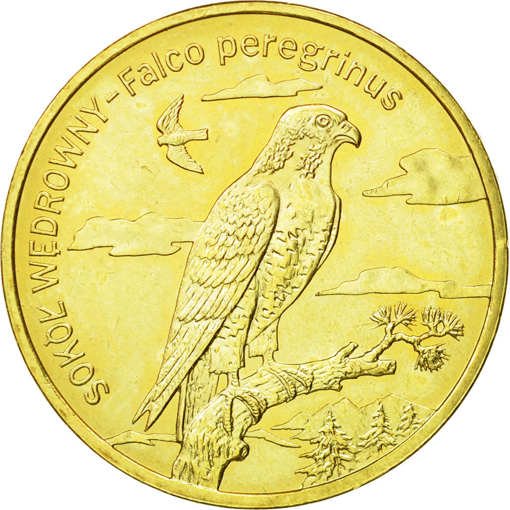 Coin, Poland, 2 Zlote, 2008, Warsaw, MS(63), Brass, KM:627
