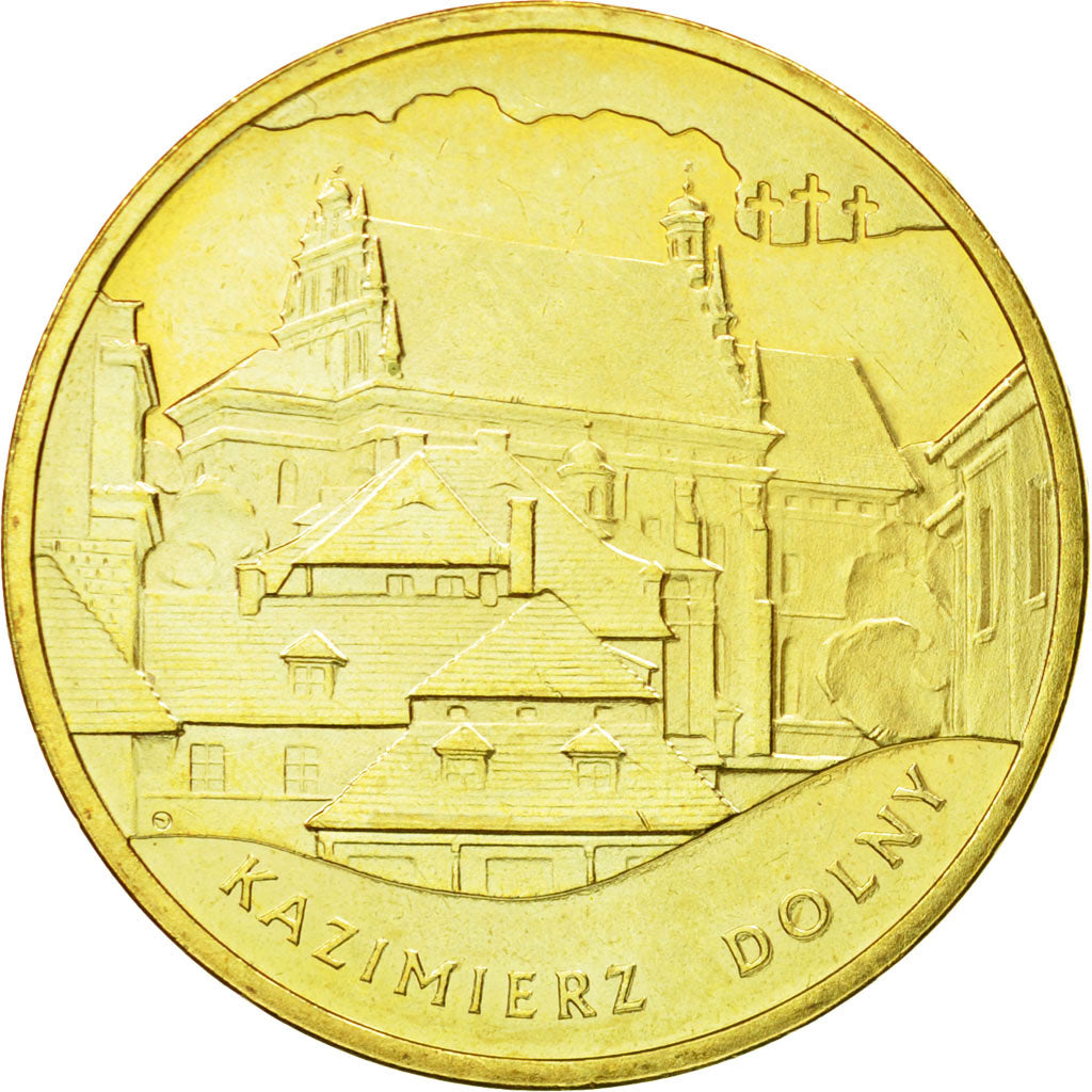 Munten, Polen, 2 Zlote, 2008, Warsaw, UNC-, Tin, KM:641